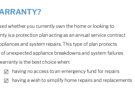 home warranty clinch